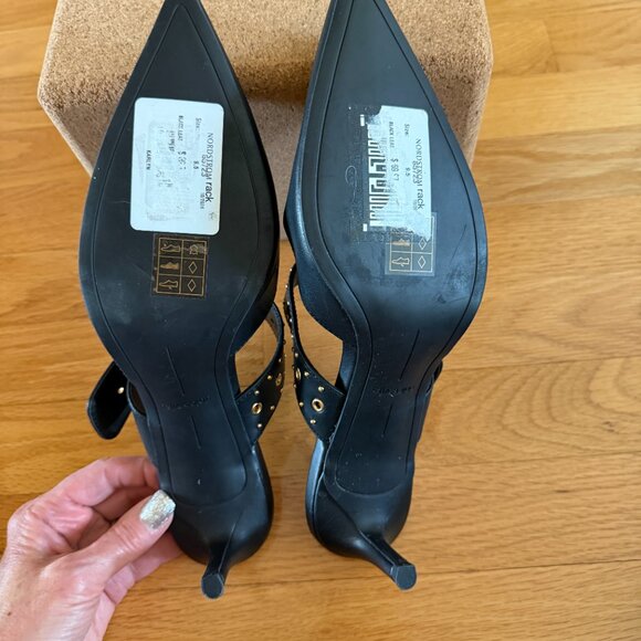Dolce Vita Black Karlyn Mules Size 9.5 - Picture 9 of 11